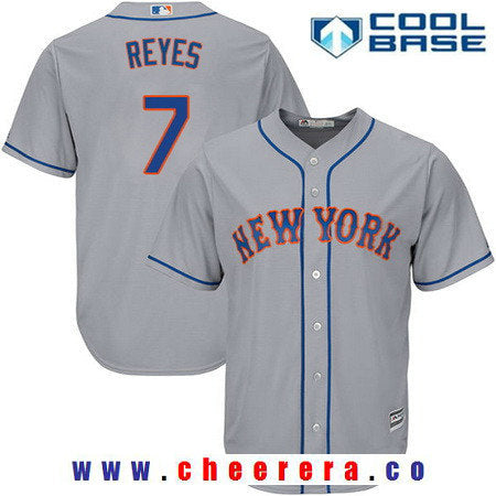 Jose Reyes New York Mets gray Road jersey