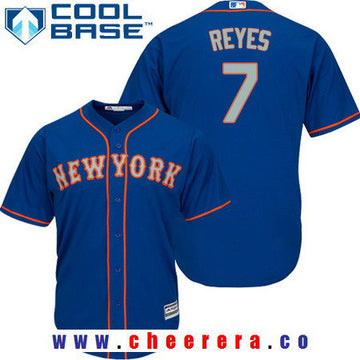 Jose Reyes New York Mets royal jersey