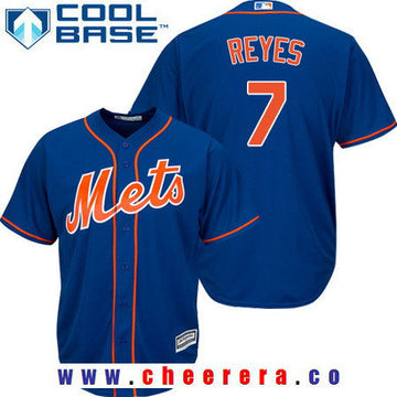Jose Reyes New York Mets royal jersey