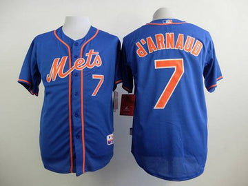 Travis D'Arnaud New York Mets blue jersey