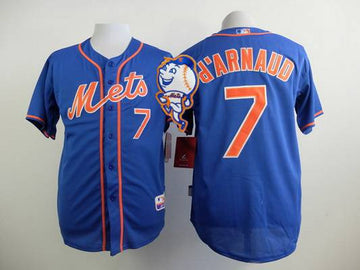Travis D'Arnaud New York Mets blue jersey
