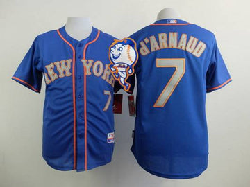 Travis D'Arnaud New York Mets blue jersey