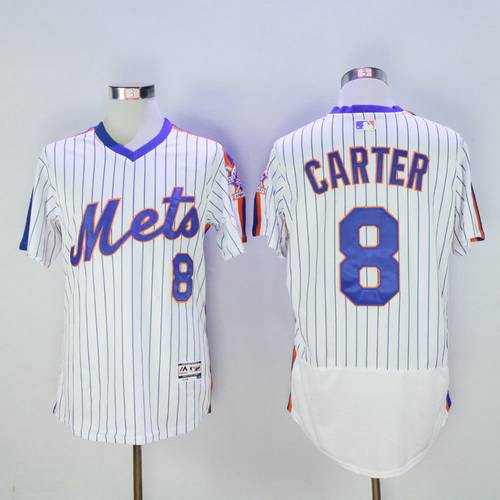 Gary Carter New York Mets white jersey