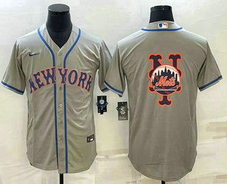 Logo New York Mets grey jersey