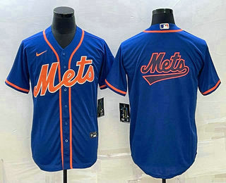 Logo New York Mets navy jersey