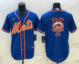 Logo New York Mets navy jersey