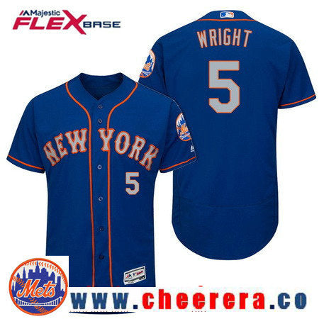 David Wright New York Mets royal jersey