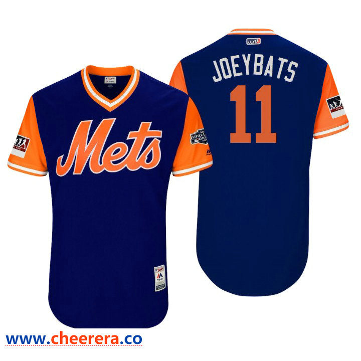 Little League New York Mets royal Classic jersey