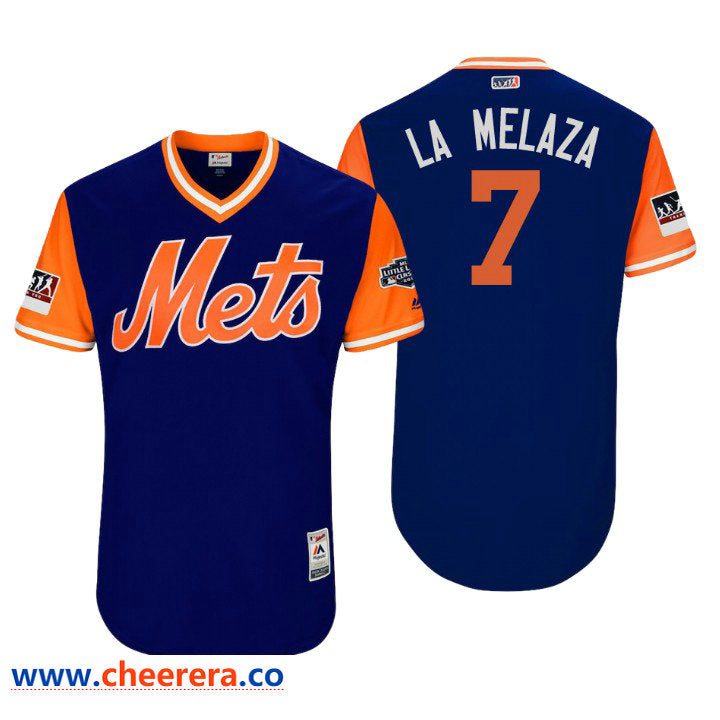 Little League New York Mets royal Classic jersey
