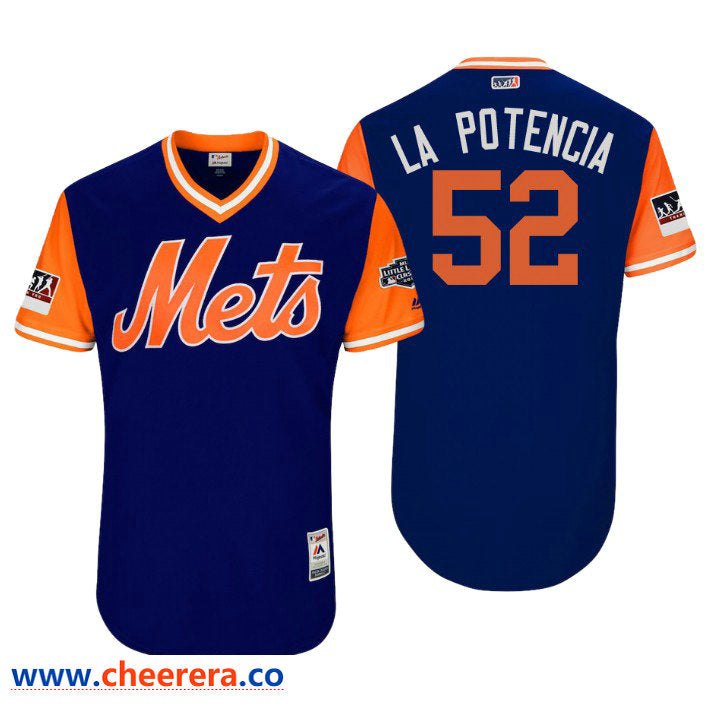 Little League New York Mets royal Classic jersey