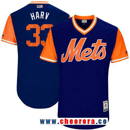 Matt Harvey New York Mets royal jersey
