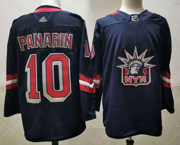 Artemi Panarin New York Rangers navy jersey