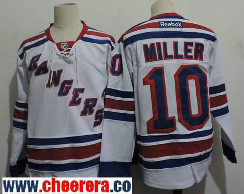 J. T. Miller New York Rangers white Home jersey