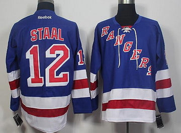 Eric Staal New York Rangers blue Home jersey