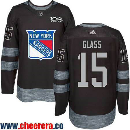 Tanner Glass New York Rangers black jersey