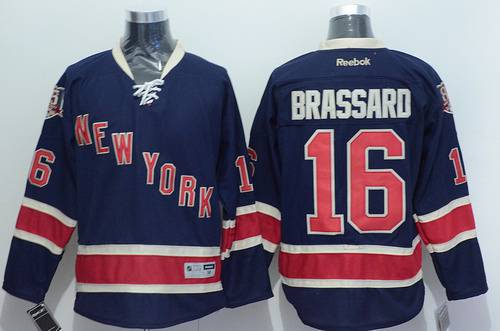 Derick Brassard New York Rangers navy Third jersey