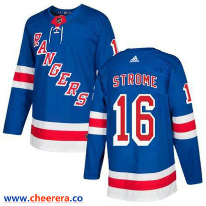 Ryan Strome New York Rangers blue jersey