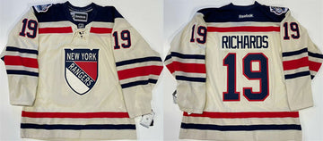 Brad Richards New York Rangers white jersey