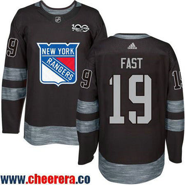 Jesper Fast New York Rangers black jersey