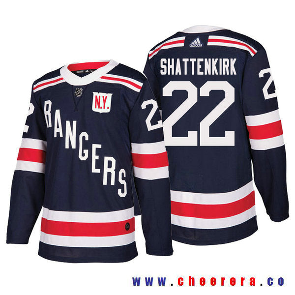 Kevin Shattenkirk New York Rangers navy Winter Classic jersey