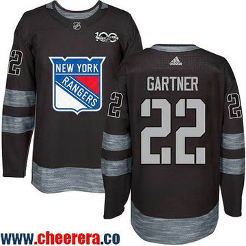 Mike Gartner New York Rangers black jersey