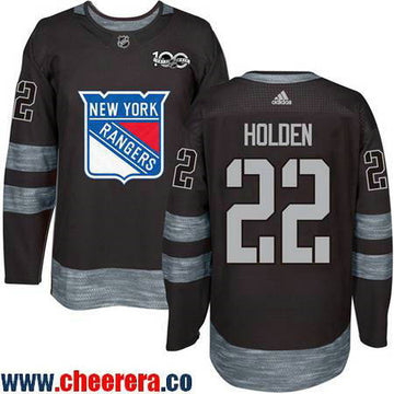 Nick Holden New York Rangers black jersey