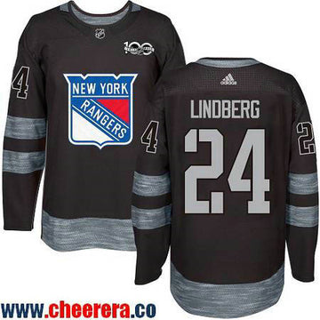 Oscar Lindberg New York Rangers black jersey
