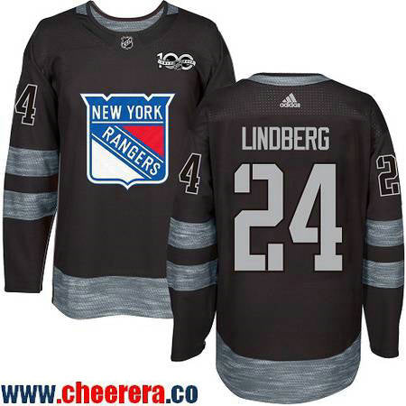 Oscar Lindberg New York Rangers black jersey