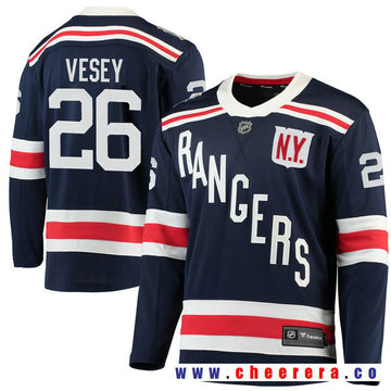 Jimmy Vesey New York Rangers navy Winter Classic jersey