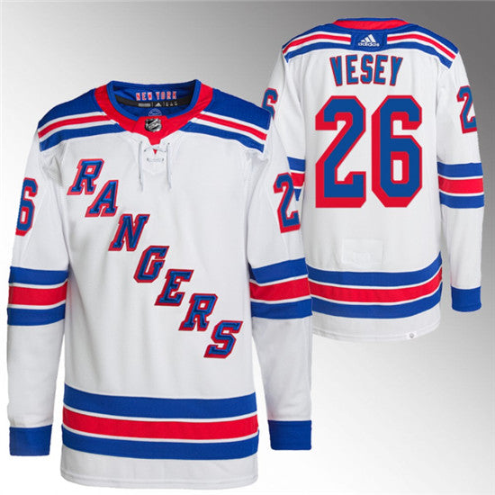 Jimmy Vesey New York Rangers white jersey