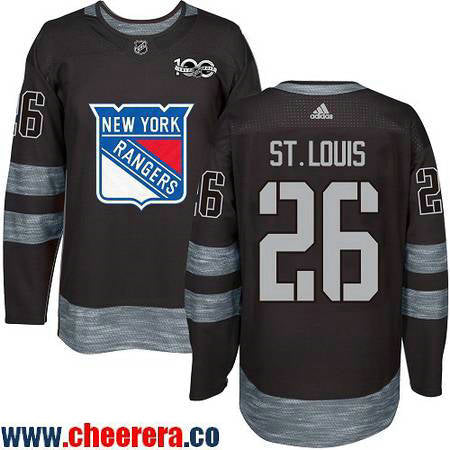 Martin St. Louis New York Rangers black jersey