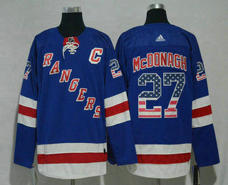Ryan McDonagh New York Rangers blue jersey