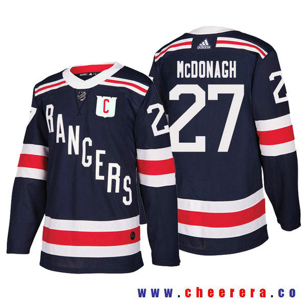 Ryan McDonagh New York Rangers navy Winter Classic jersey