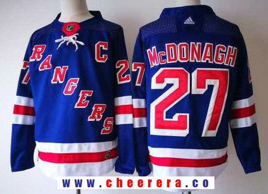 Ryan McDonagh New York Rangers royal Home jersey