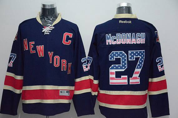 Ryan Mcdonagh Reebok New York Rangers navy Alternate jersey
