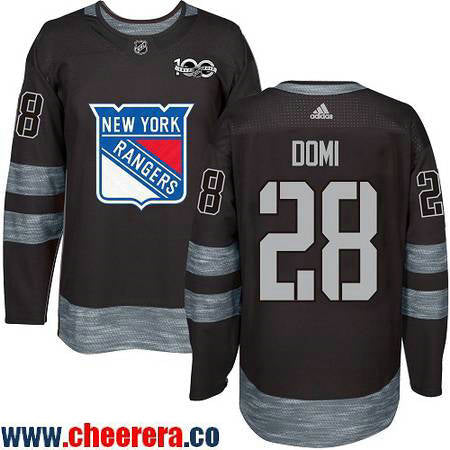 Tie Domi New York Rangers black jersey