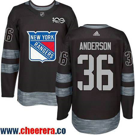 Glenn Anderson New York Rangers black jersey