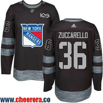 Mats Zuccarello New York Rangers black jersey