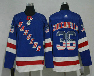 Mats Zuccarello New York Rangers blue jersey