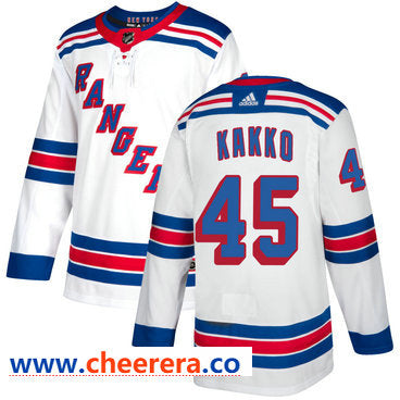 Kaapo Kakko New York Rangers white Away jersey
