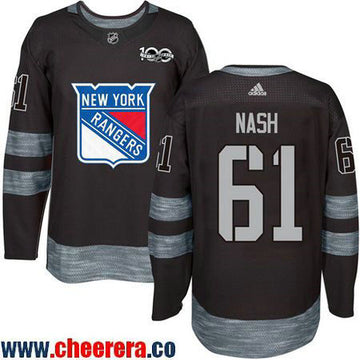 Rick Nash New York Rangers black jersey