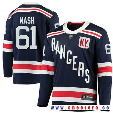 Rick Nash New York Rangers navy Winter Classic jersey