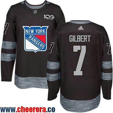 Rod Gilbert New York Rangers black jersey