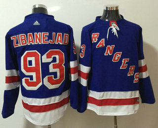 Mika Zibanejad New York Rangers royal Home jersey