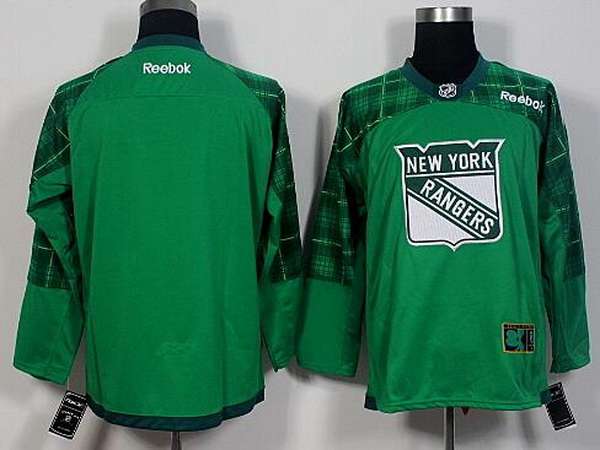 Custom New York Rangers green jersey