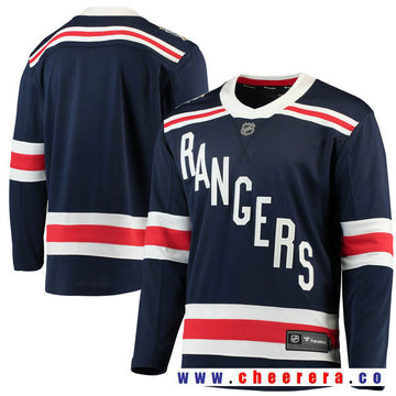 Custom New York Rangers navy Winter Classic jersey