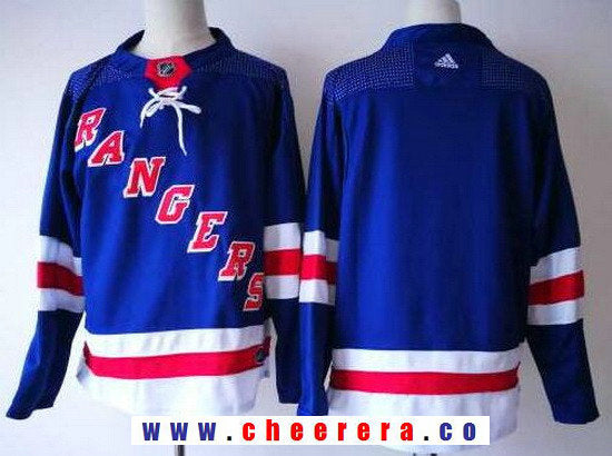 Blank Royal New York Rangers blue Home jersey