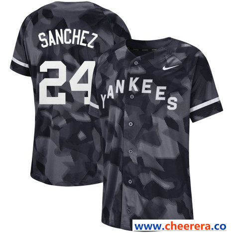 Gary Sanchez New York Yankees black Fashion jersey
