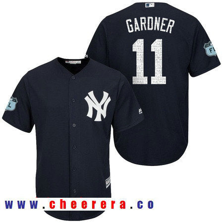 Brett Gardner New York Yankees navy jersey