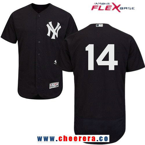 Starlin Castro New York Yankees navy Alternate jersey